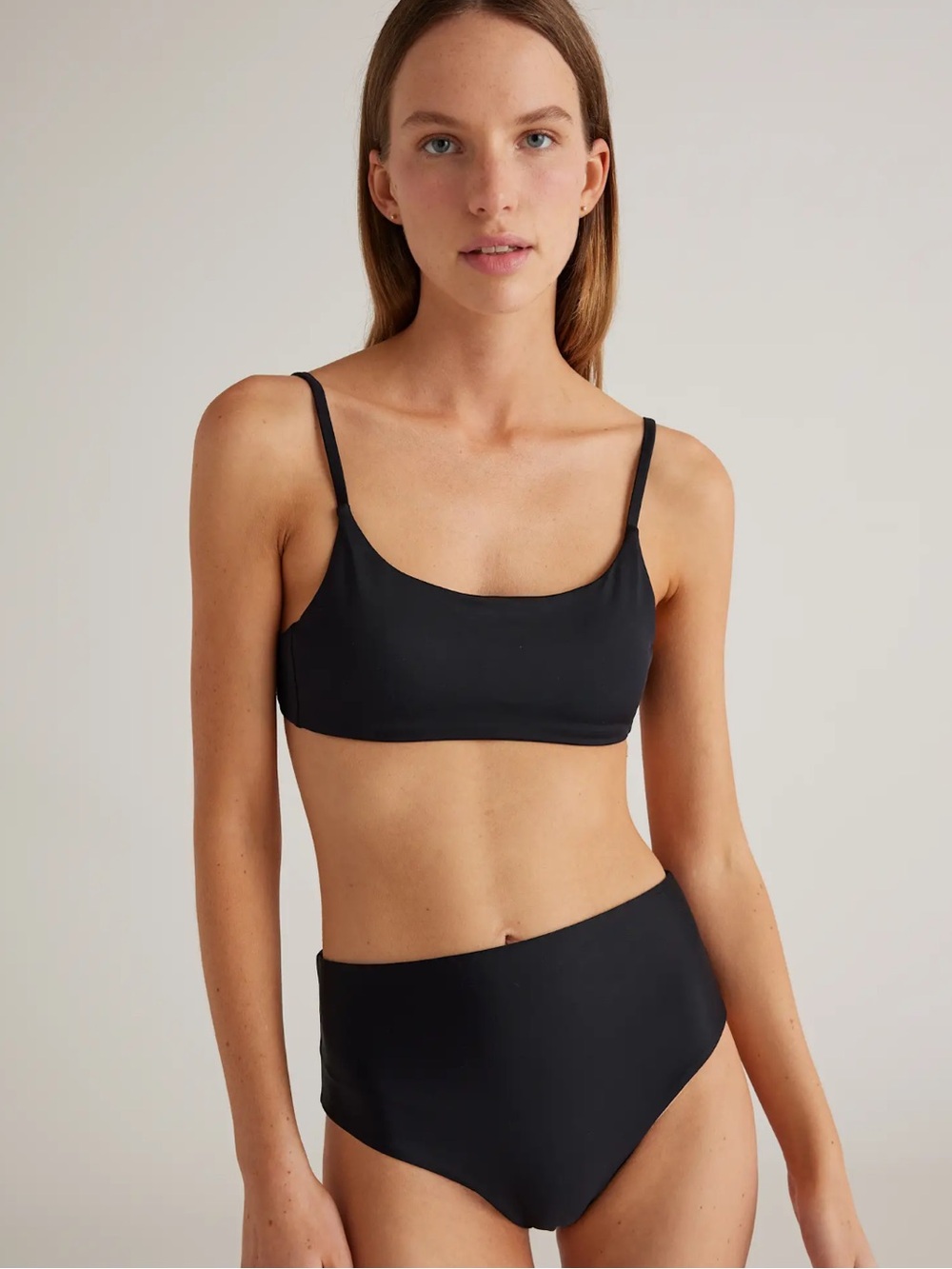 Quince Italian Scoop Neck Bikini Top